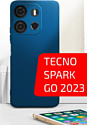 Akami Matt TPU для TECNO Spark Go 2023 (синий)