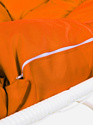 M-Group Лежебока 11180107 (с белым ротангом/оранжевая подушка)