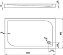 Deante Cubic KTK_044B 120x80