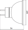 GTV MR16 GU5.3 6 Вт 3000 К (LD-SM6016-30-E)
