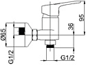 Rubineta UNO-12 BK2 (черный)