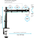 Arm Media LCD-T10