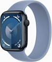 Apple Watch Series 9 45 мм (алюминиевый корпус, силиконовый ремешок)