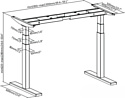 Smartstol Slim 120x80x1.8 (белый/дуб санома)