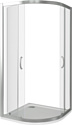 Good Door Infinity R 90x90 (прозрачное/хром)