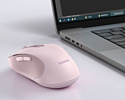 Baseus F02 Ergonomic Wireless Mouse pink, без батарейки в комплекте