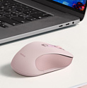 Baseus F02 Ergonomic Wireless Mouse pink, без батарейки в комплекте