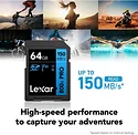 Lexar High-Performance 800x Pro SDXC LSD0800P064G-BNNNG 64GB
