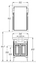 Angleter Глория 55 (орех антикварный)