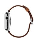 Apple Watch 38mm Stainless Steel with Saddle Brown Classic (MMF72)