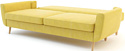 Letto Мадрид 150 см (блок независимых пружин, ткань, желтый)