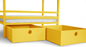 Divan Дрим-Box 160x80 (желтый)