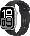 Apple Watch Series 10 LTE 46 мм (алюминиевый корпус, спортивный силиконовый ремешок M/L) Apple Watch Series 10 LTE 46 мм (алюминиевый корпус, спортивный силиконовый ремешок M/L)