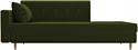 Лига диванов Селена 105227 (левый, микровельвет, зеленый)