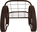 M-Group Фасоль 12370201 (коричневый ротанг/бежевая подушка)