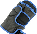 BoyBo Wings для ММА кожаные (XL, черный/синий)