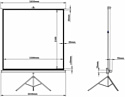 BRAUBERG Tripod 1:1 (150x150) 236729