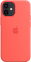 Apple MagSafe Silicone Case для iPhone 12 mini (розовый цитрус)