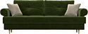 Лига диванов Сплин 101681 (микровельвет, зеленый)