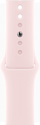 Apple Watch Series 9 41 мм (алюминиевый корпус, розовый/розовый, спортивный силиконовый ремешок M/L)