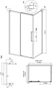 Grossman Cosmo 100x70x195 120.K33.02.1070.42.00 (графит сатин/стекло прозрачное) Grossman Cosmo 100x70x195 120.K33.02.1070.42.00 (графит сатин/стекло прозрачное)