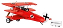 Cobi Great War 2974 Истребитель Fokker Dr.1 Красный Барон
