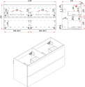 ЗОВ Дион 120 D120LWPFM1015GKV5-KP13W (белый/бежевый глянец)