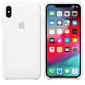 Apple Silicone Case для iPhone XS Max White