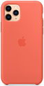 Apple Silicone Case для iPhone 11 Pro Max (спелый клементин)