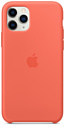 Apple Silicone Case для iPhone 11 Pro Max (спелый клементин)