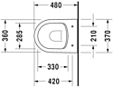 Duravit Set ME by Starck (253009+002019)