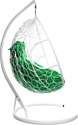 M-Group Для двоих 11450104 (белый ротанг/зеленая подушка)