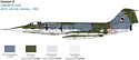 Italeri 2514 F-104 Starfighter G/S Upgraded Edition Rf Version