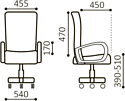 Brabix Flip MG-305 (оранжевый/черный)