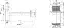 Wellsee Drainage System 182109002 (сифон, донный клапан, хром)