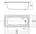 Berges Feya 150x70 050013 c каркасом