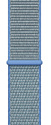 Apple из плетеного нейлона 38 мм (голубое озеро) MRHV2