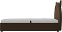 Mebelico Бриони 820х1880 (микровельвет, коричневый)