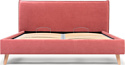 Divan Кьево 160x200 (velvet pink)
