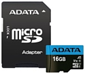 ADATA Premier microSDHC UHS-I U1 V10 A1 Class10 16GB + SD adapter