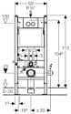 Geberit Duofix UP100 458.122.46.1