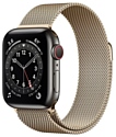 Apple Watch Series 6 GPS + Cellular 40mm Stainless Steel Case with Milanese Loop