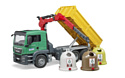 Bruder MAN TGS Truck with 3 glas recycling containers 03753