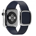 Apple Watch 38mm Stainless Steel with Blue Modern Buckle (MJ332)