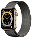 Apple Watch Series 6 GPS + Cellular 44mm Stainless Steel Case with Milanese Loop