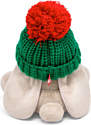 BUDI BASA Collection Зайка Ми в зеленой шапке (15 см)