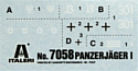 Italeri 7058 Panzerjager I 47 Cm Pak