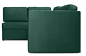 Divan Бланес Emerald (левый, велюр, зеленый)