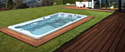 Aquavia Spa In-ground Fitness Hot Tub 400x230 (blue marble)