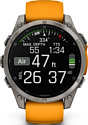 Garmin Fenix 8 Sapphire Titanium 47mm (силиконовый ремешок)